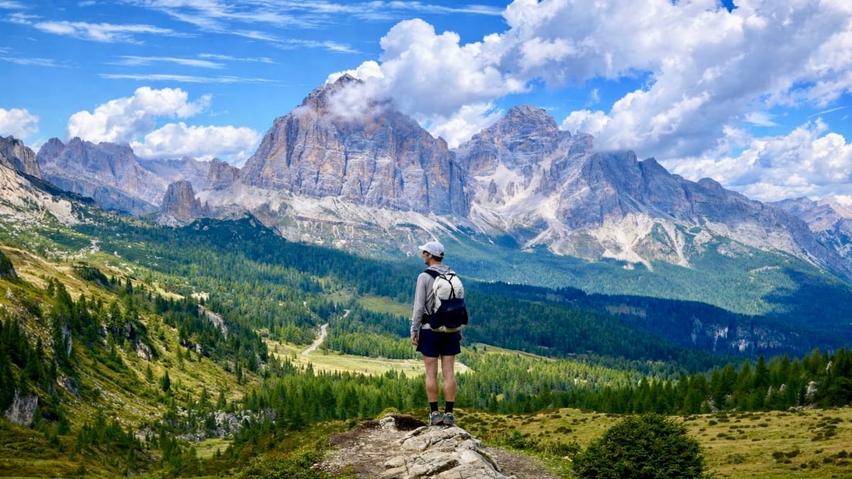 Hiking 75 miles on the Alta Via 1 in the Dolomites